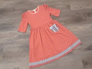 LKNW Matilda Jane girls size 10 spot on polka dot dress heart to heart - Picture 1 of 4