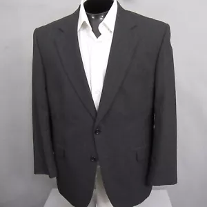 Jos A Bank Mens 2 Piece Suit 44S Gray Pinstripe 34x29 Pants 100% Wool - Picture 1 of 17