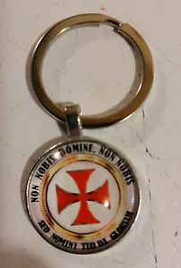 Schlüsselring Tempelritter christliches Rotes Kreuz - Bild 1 von 1