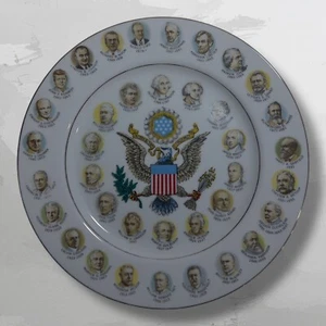 200 Years of Presidents USA Plate George Washington to Gerald Ford 1974 Vintage - Picture 1 of 1