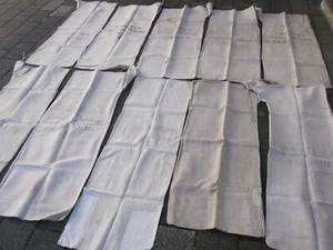 Alter Leinensack 10 Stück bedruckt Mehlsack Bauernsack Getreidesack - Bild 1 von 15