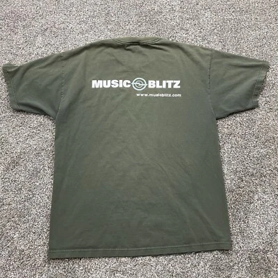 Camisa Blitz XL Vintage Banda Camiseta Música Rock Desteñida Cuello Redondo Manga Corta Foto 1 de 4