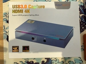 DIGITOW Video Capture Card, 4K HD USB 3.0 Zero Latency, HDMI Game Capture Card - Picture 1 of 1