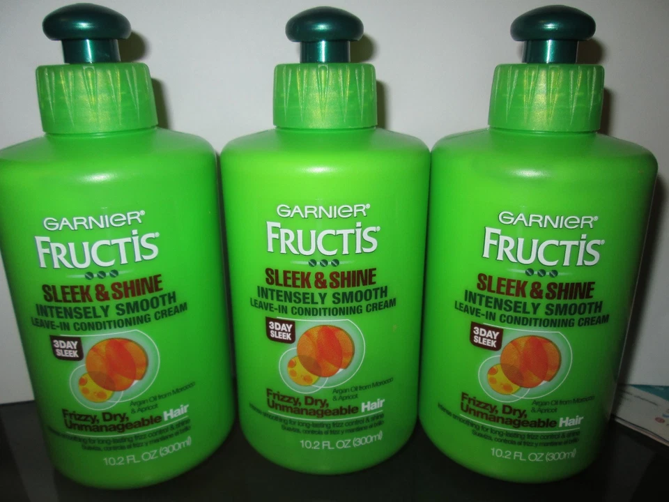 Garnier B005GQ6HUK Fructis Sleek & Shine Intensely Smooth Leave-In Conditioning Cream (10.2 oz)