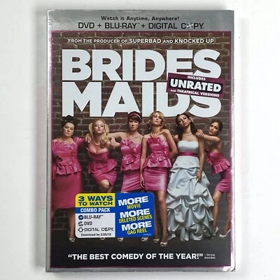 Bridesmaids (Blu-Ray/DVD, 2011, 2-Disc Set) w/ Slipcover - Unrated & Theatrical - Image 1 of 4