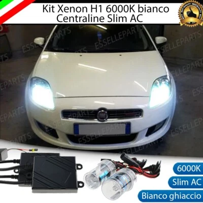 KIT XENON XENO SLIM H1 6000K 35W PER FIAT BRAVO CON GARANZIA 100% NO ERROR