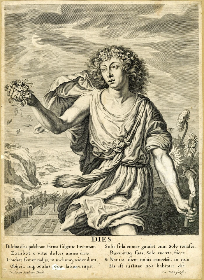 Antigua impresión maestra-ALEGÓRICA-GRABADO-TROQUELES-Falck-Sandrart-1645 Foto 1 de 1