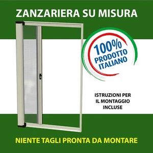 ZANZARIERA PROFESSIONALE A SCORRIMENTO ORIZZONTALE - RETE RINFORZATA - SU MISURA - Foto 1 di 18