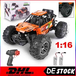 RC Ferngesteuertes Auto 48km/h High Speed 4WD 1:16 RC CAR Off-Road Monster Truck - Bild 1 von 12