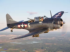 Piani di trasporto scala/marina: Douglas SBD Dauntless per una .40 di Roland Baltes - Foto 1 di 3