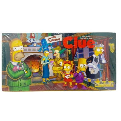 2000 The Simpsons Clue Board Game - FIRST EDITION -  FACTORY SEALED Box  RARE - Image 1 of 3