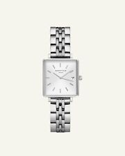 The Boxy XS White Silver Watch(QMWSS-Q020)