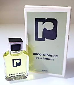 RABBANE pour HOMME ✱ Mini Eau de Toilette Perfume Miniatura De Colección (4 ml. = 1/8 oz.) - Imagen 1 de 7