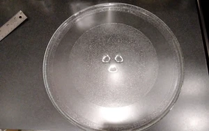 "Bandeja tocadiscos de vidrio de repuesto de 12,625"" para horno microondas ""Y21"" (¿GE?) Usado en excelente estado - Imagen 1 de 5