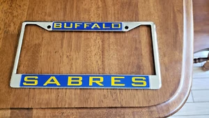 BUFFALO SABRES CHROME LICENSE PLATE FRAME - Picture 1 of 2