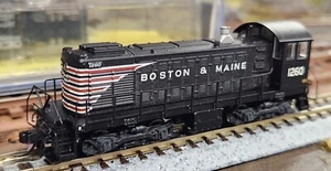 Used N scale Atlas Master Gold Alco S2 Boston & Maine #1260 Loksound DC/DCC B&M - Picture 1 of 5