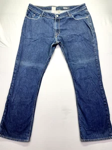 Volcom Roadhouse Jeans Mens Tag Size 38 Blue Slim Boot Leg Denim Stretch VTG - Picture 1 of 15