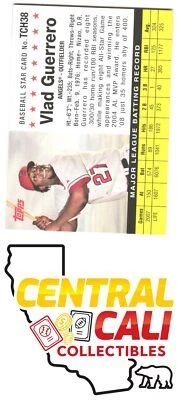 2008 Topps Chrome Vladimir Guerrero #TCHC31 Trading Card History - Image 1 of 2