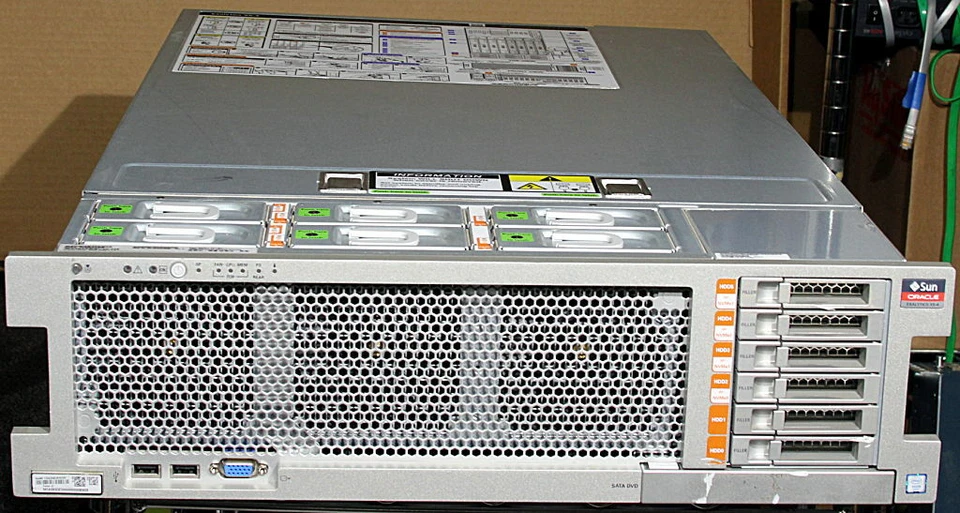 Sun Oracle EXALYTICS X5-4 7303163 4x Xeon E7-8895v3 2TB DRAM Dual Power Supplies - Image 1 of 4