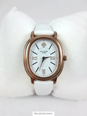 NEW Kate Spade Small Oval Rose Gold Stainless Steel Staten Watch KSW1433 NIB - Image 1 of 3