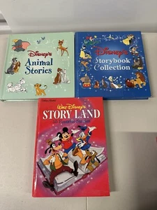 3 Books Walt Disney's Storyland Favorite Stories Revised Hardcover Illustrated - Picture 1 of 23