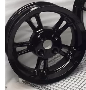 Harley REAR FREEWHEELER FLRT tri glide CUSTOM BLACK Wheel 2014 -23 Rim OUTRIGHT - Picture 1 of 7