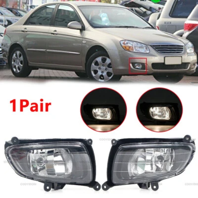 For KIA CERATO Sedan Spectra 2007-2010 Left&Right Front Bumper Fog Lights Lamp - Image 1 of 4