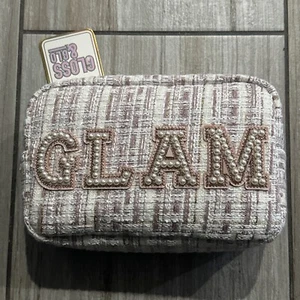 Gloss & Glo Tweed GLAM Cosmetic Bag - Picture 1 of 5