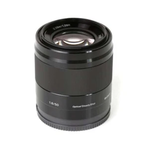 Sony E 50mm f/1.8 Lens for Sony E Mount Nex Cameras (Black) - SEL50F18/B - Picture 1 of 4