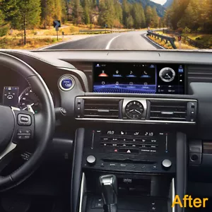 10.25" Car GPS Player For Lexus IS 2013-2017 Stereo Radio Navi Media WIFI BT 64G - Picture 1 of 6