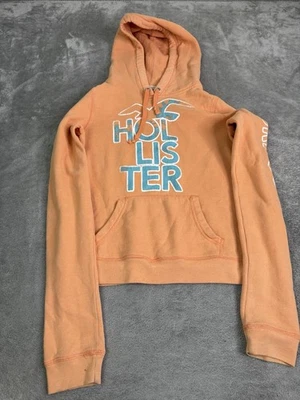Vintage Y2K Hollister Pullover Hoodie Women’s Size Small Orange - Image 1 of 4