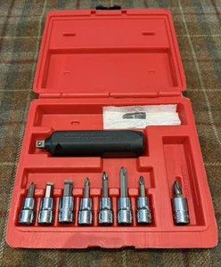 Snap On 208EPIT 8pc 3/8" Drive Impact Driver Set With Case and Extras - Picture 1 of 9