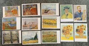 Vintage Lot 13 Vincent van Gough Postkarten 1853-1890 Kunst Italien Deutschland Frankreich - Bild 1 von 6