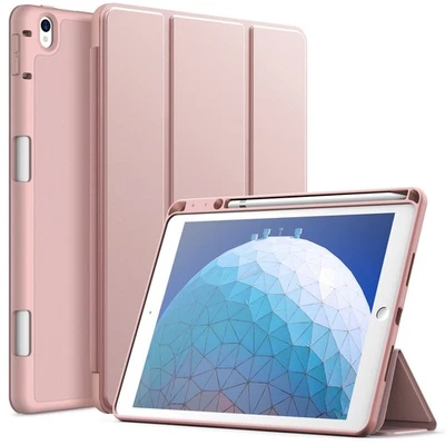 JETech iPad Pro/Air 10.5" Case 3rd Gen 2019 w/ Pencil Holder Rose Gold - Image 1 of 4
