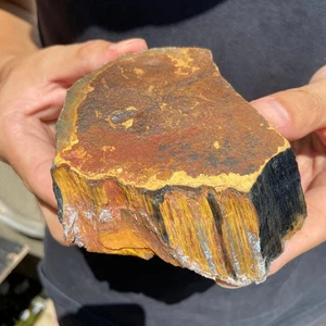 450G BLUE Tiger's-eye Rock Crystal Healing Rough Mineral Specimen healing - Picture 1 of 14