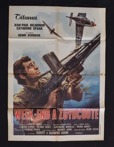 MANIFESTO 2F WEEK END A ZUYDCOOTE jean paul belmondo Catherine spaak vernuil - Imagen 1 de 1