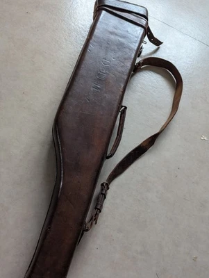 Superbe Étui En Cuir XIXÈME Siècle ! - Photo 1/4