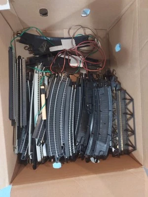 Huge Lot HO Scale Model Railroad Train Track Full Box - Image 1 of 4