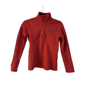 Maglione Patagonia Red Better 1/4 zip donna XS pile escursionismo outdoor - Foto 1 di 6