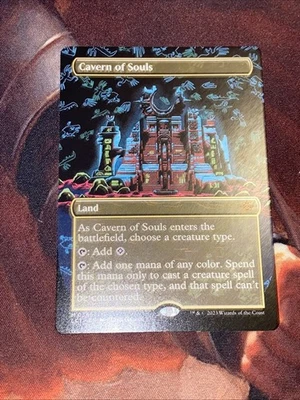 Cavern Of Souls X1 Mtg Lost Caverns Of Ixalan Nm Borderless Showcase - Image 1 of 2