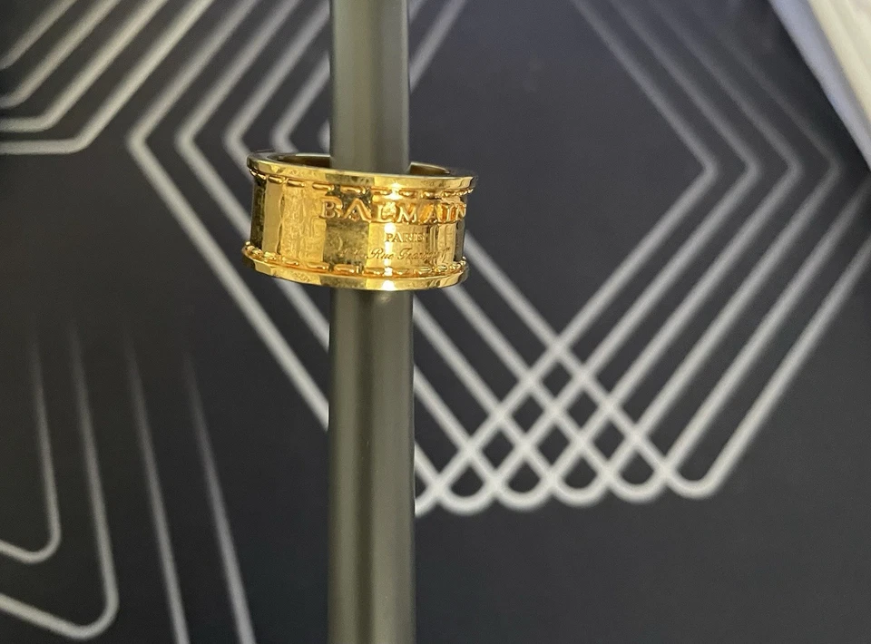 Anillo Balmain Oro Nuevo Talla Mediana  - Imagen 1 de 4