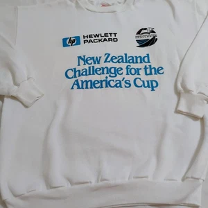 Hewlett Packard New Zealand Challenge For the America's Cup Vintage Sweatshirt  - Picture 1 of 8