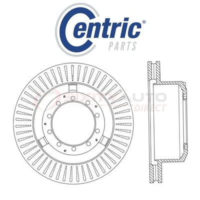 Centric C-TEK Disc Brake Rotor for 2008-2009 Sterling Truck Bullet 45 6.7L mj - Imagem 1 de 4
