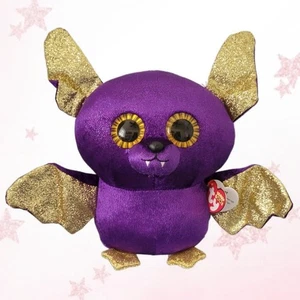 🖤💜 ZÄHLUNG 💜🖤 !! BUDDY SIZE!! 2018 HALLOWEEN TY Beanie BOO'S BAT 🦇 Neu mit Etikett - Bild 1 von 5