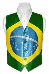Boy's Brazilian Flag Dress Vest size 4 - Picture 1 of 2