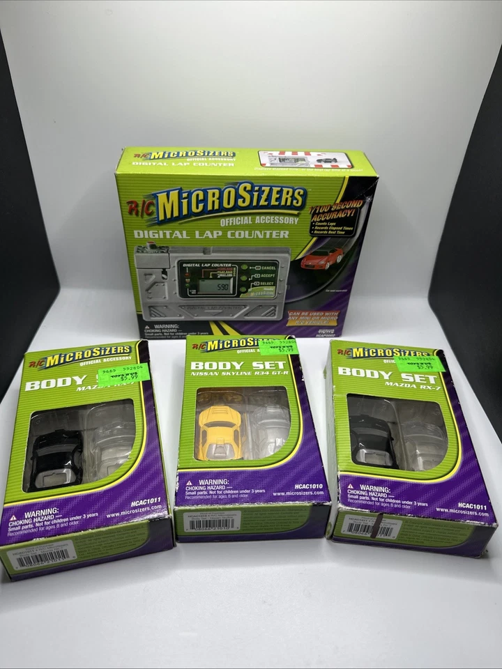 4x Microsizers Body Sets And Digital Lap Counter NEW + FAST SHIPPING  - Image 1 of 4