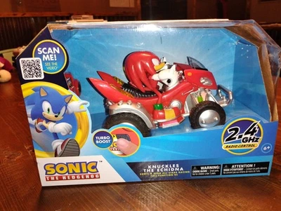 New 2021 Sonic The Hedgehog KNUCKLES Sega Radio Control Turbo Racing Car - Image 1 of 2