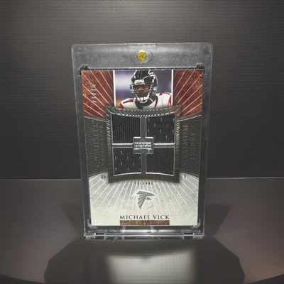 Michael Vick UD Exquisite 27/55 Maximum Jersey NFL Atlanta Falcons 🔥 🥵  - Image 1 of 4