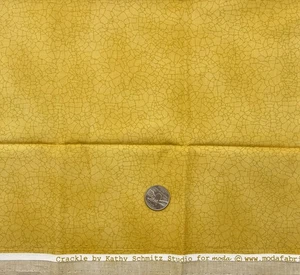 CRACKLE by Kathy Schmitz Studio for Moda Gold Textured Print 1/2 yd - Picture 1 of 1