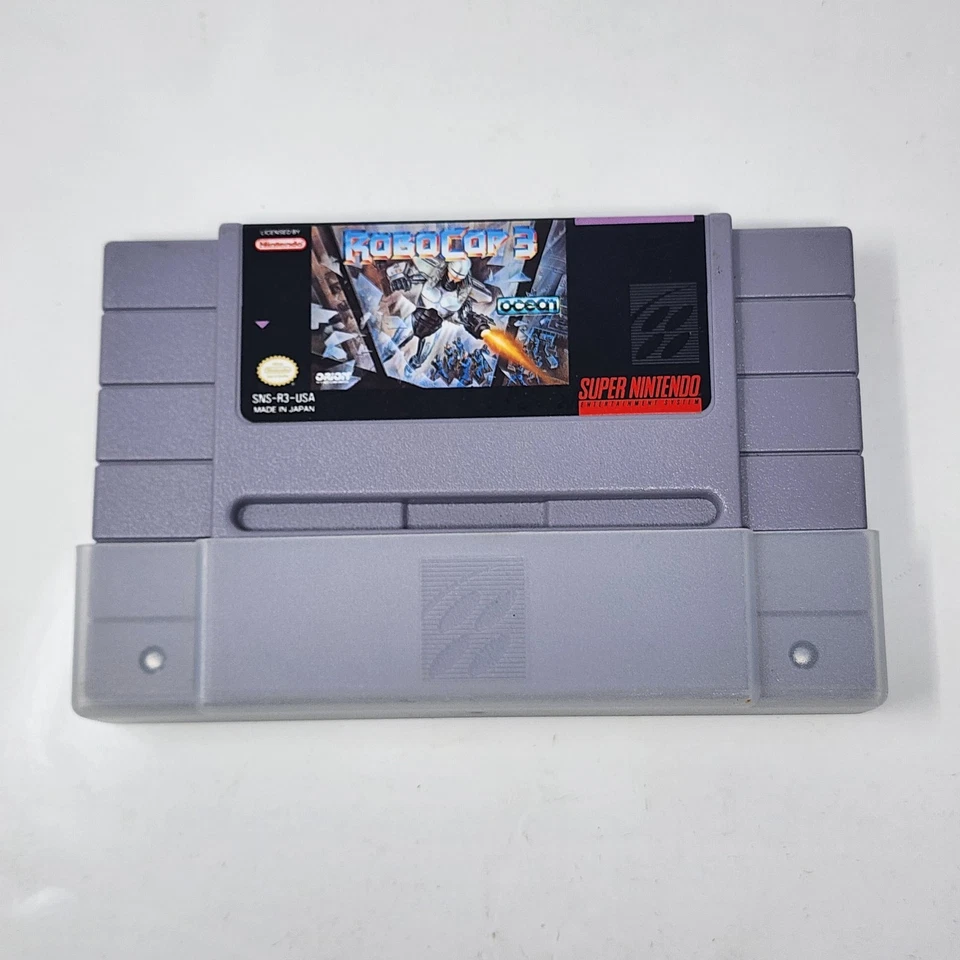 RoboCop 3 (Super Nintendo SNES) AUTHENTIC & TESTED  - Image 1 of 3